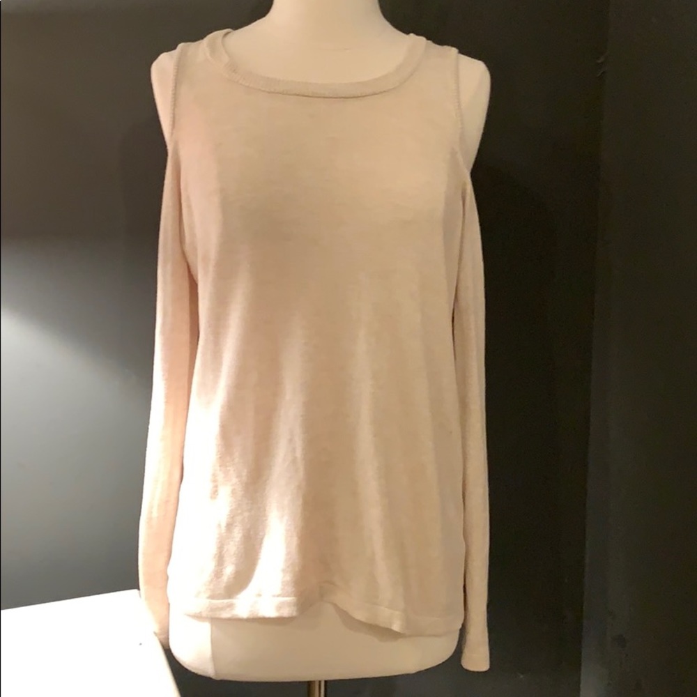 Pink Republic Cold shoulder knit sweater